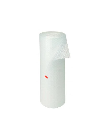 Rouleau de film a bulles jovipac eco+ bulle diam 10mm polyethylene 1m x100m resistant absorbe les coups.