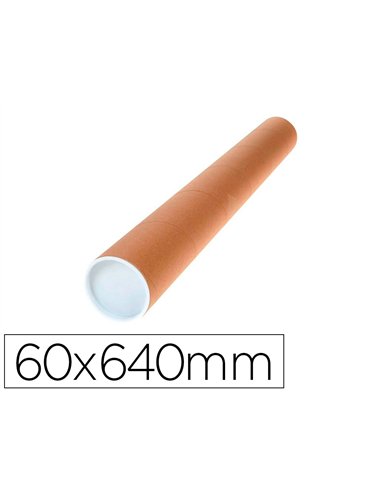 Tube porte-documents q-connectcarton encolle 1,8mm format a160x640mm couvercle plastique tres resistant.