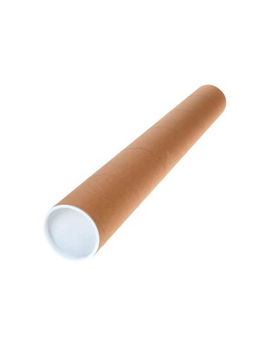 Tube porte-documents q-connectcarton encolle 1,8mm format a160x640mm couvercle plastique tres resistant.