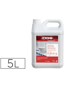 Nettoyant coldis idos acidobact nettoie détartre désinfecte désodorise surfaces lavables effet mousse bidon 5l.