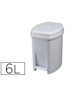 Poubelle pédale plastique seau intérieur 6l 270x215x265mm. 2