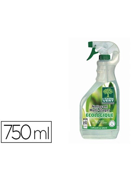 Nettoyant arbre vert multi surfaces parfum agrumes ecologique spray 740ml.