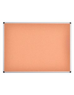 Tableau liege q-connect mural cadre aluminium resistance humidite accessoires fixation mur 1mm epaisseur 180x90cm. 2