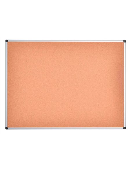 Tableau liege q-connect mural cadre aluminium resistance humidite accessoires fixation mur 1mm epaisseur 180x90cm.