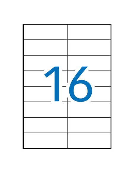 Étiquettes blanches extra résistantes Apli 105,0 x 37,0 mm, 100 feuilles