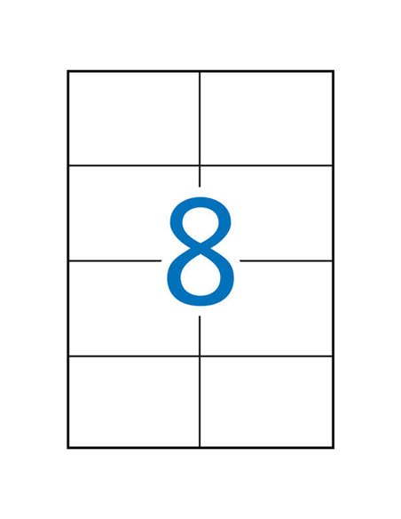 Étiquettes blanches extra résistantes Apli 105 x 74 mm, 100 feuilles