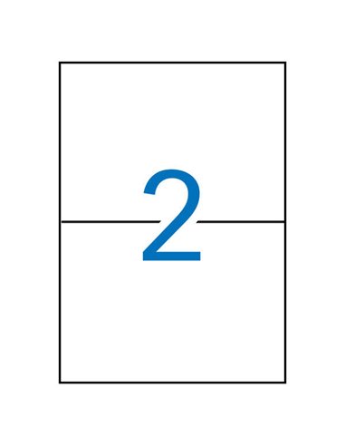 Étiquettes blanches extra résistantes Apli 210 x 148 mm, 100 feuilles