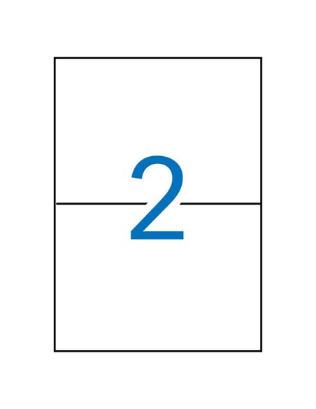 Étiquettes blanches extra résistantes Apli 210 x 148 mm, 100 feuilles