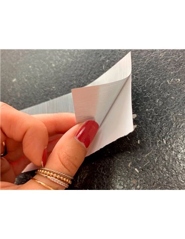 Plaque de porte vestiaire femmes signaletique biz pictogramme aluminium brosse double face autocollant dos.