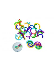 Spatialisation smart games speed bows combinaison de conscience spatiale 64 demi cercles et 40 cartes modele.