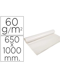 Recharge papier exacompta pour tableaux de conférence 65x100cm papier standard uni 60g/m2 48 feuilles.