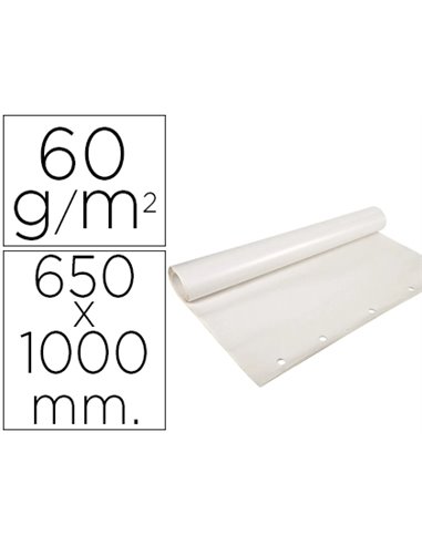 Recharge papier exacompta pour tableaux de conférence 65x100cm papier standard uni 60g/m2 48 feuilles.