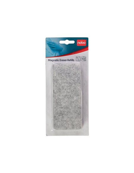 Recharge brosse effaceur nobo tableau blanc ergonomique magnétique jeu 10 recharges.