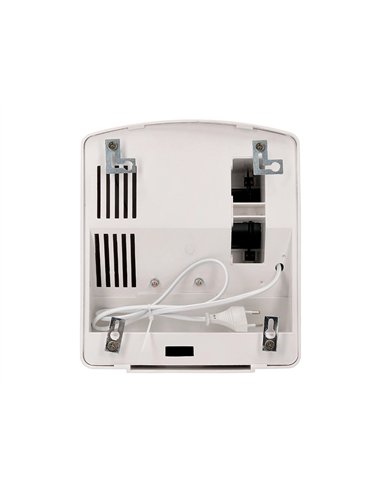 Sèche-mains q-connect électrique détecteur mouvement 240x205x256mm puissance 900w 220v coloris blanc.