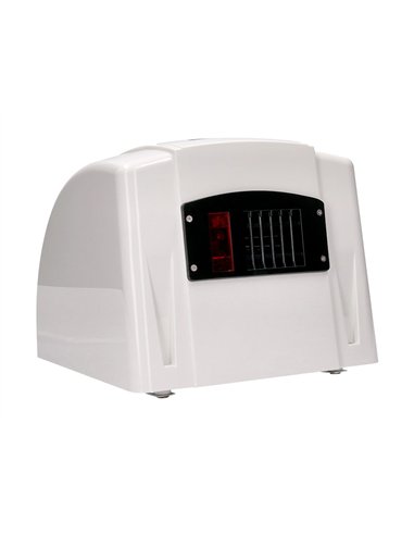 Sèche-mains q-connect électrique détecteur mouvement 240x205x256mm puissance 900w 220v coloris blanc.