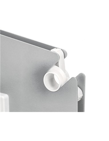 Scelleuse q-connect acier inoxydable 218x150x75mm coloris argent.