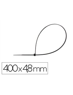 Scelle q-connect 400x4,8mm coloris noir sachet 100 unites.