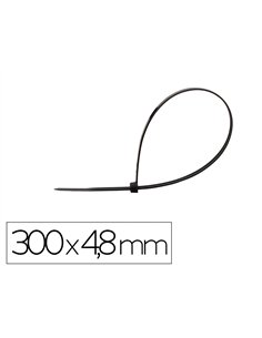 Scelle q-connect 300x4,8mm coloris noir sachet 100 unites.