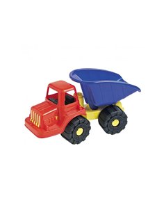 Gros vehicule first loisirs engins de chantier camion et chargeur 2 unites coloris assortis.