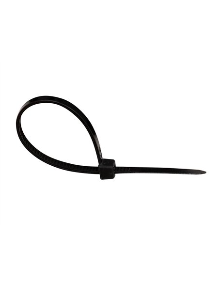 Scelle q-connect 100x2,5mm coloris noir sachet 100 unites.