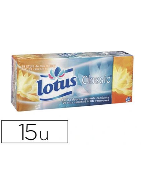Mouchoir tork 12 paquets de 9 mouchoirs.