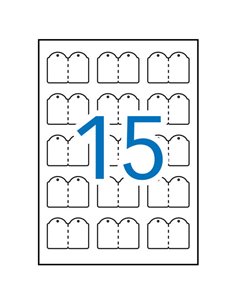 Étiquettes volantes imprimables Apli 28,0 x 43,0 mm, 10 feuilles