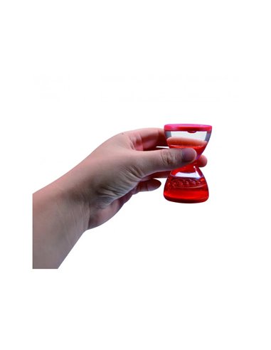 Sablier liquide davinci mini sablier sensoriel avec bulles colorees developpement de la concentration coloris.