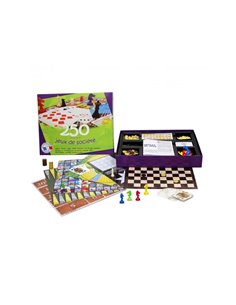 Jeu de societe culture club coffret 250 jeux de societe echecs dames petitis chevaux etc.