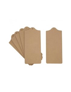 Planche a decouper bois ocolor trou de suspension 22x10x0.8cm coloris naturel lot de 5.