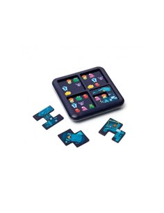 Logique reflexion smart monstres sous le lit 1 plateau de jeu 4 tuiles 1 livret 60 dfis 1 joueur. 2