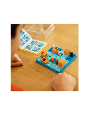 Logique reflexion smart chats tournent en rond 60 defis proposes 1 plateau de jeu 5 chats 4 pieces de jeu 1.