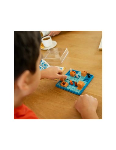 Logique reflexion smart chats tournent en rond 60 defis proposes 1 plateau de jeu 5 chats 4 pieces de jeu 1.