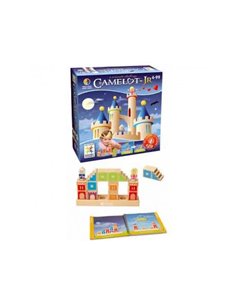 Logique reflexion smart camelot junior realiser un chemin en 3d 8 blocs en bois 1 chevalier et 1 princesse 48.