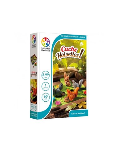 Logique reflexion smart cache noisette ecureuils 60 defis interet pedagogique plateau de jeu 4 ecureuils 5.