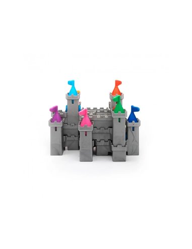 Logique reflexion smart chateau formes empilation des niveaux 80 defis 9 pieces chateau 3d 1 joueur.