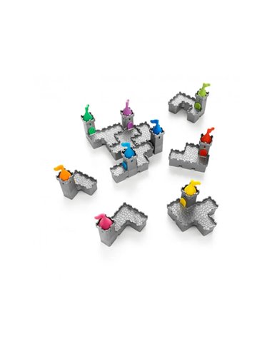 Logique reflexion smart chateau formes empilation des niveaux 80 defis 9 pieces chateau 3d 1 joueur.