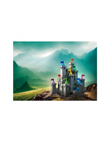 Logique reflexion smart chateau formes empilation des niveaux 80 defis 9 pieces chateau 3d 1 joueur.