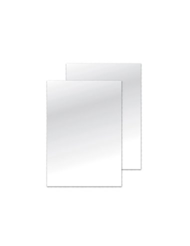 Plat couverture q-connect pvc 200 microns a3 relieurs spirales peignes anneaux incolore paquet 100 unités.