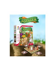 Jeu d'observation surprises dans le potager smart.