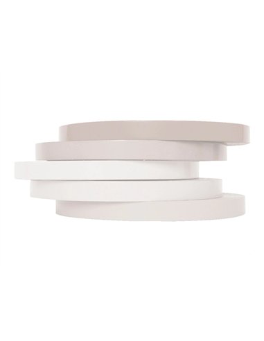 Ruban adhésif q-connect scelleuse sac 9mmx66m coloris blanc.