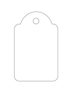 Étiquettes suspendues roses Apli 22 x 35 mm 100 unités.