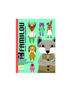 Jeu des 7 familles familou djeco 42 cartes.