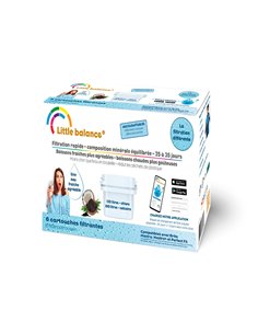 Pack de 6 cartouches filtrantes 120l. Chlore 100 l. Calcaire. 2