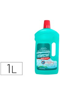 Nettoyant desinfectant coldis degraissant sans javel multi-surface capacite 1l.