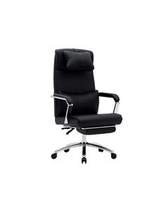 Chaise direction q-connect ravenna simil cuir base metallique haut max 1300 larg 550 prof 510mm roues premium noir. 2