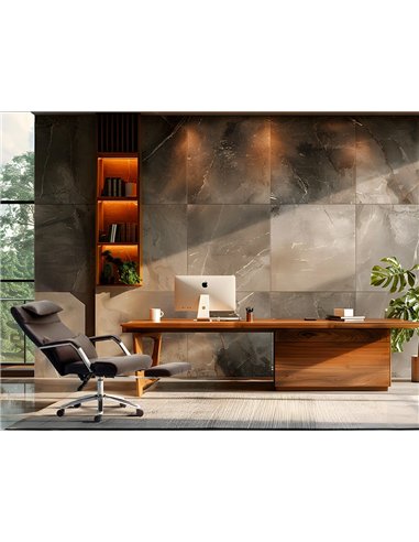 Chaise direction q-connect ravenna simil cuir base metallique haut max 1300 larg 550 prof 510mm roues premium noir.