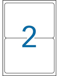 Étiquettes blanches résistantes aux intempéries Apli 199,6 x 143,5 mm, 20 feuilles