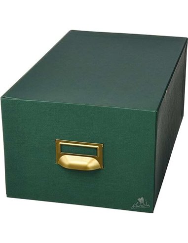 Classeur en carton Mariola recouvert de Geltex n° 5 pour 500 classeurs - Dimensions : 250 x 190 x 250 mm - Résistant et durable 