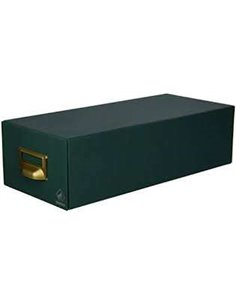 Classeur en carton Mariola recouvert de Geltex n° 2 pour 1 000 classeurs - Dimensions : 155 x 100 x 350 mm - Résistant et durabl