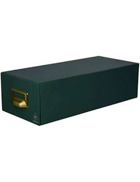 Classeur en carton Mariola recouvert de Geltex n° 2 pour 1 000 classeurs - Dimensions : 155 x 100 x 350 mm - Résistant et durabl